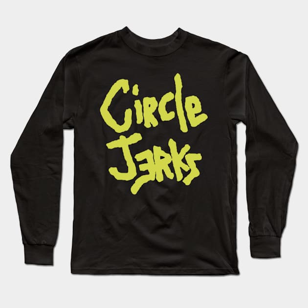 Circle Jerks Long Sleeve T-Shirt by Skull rock